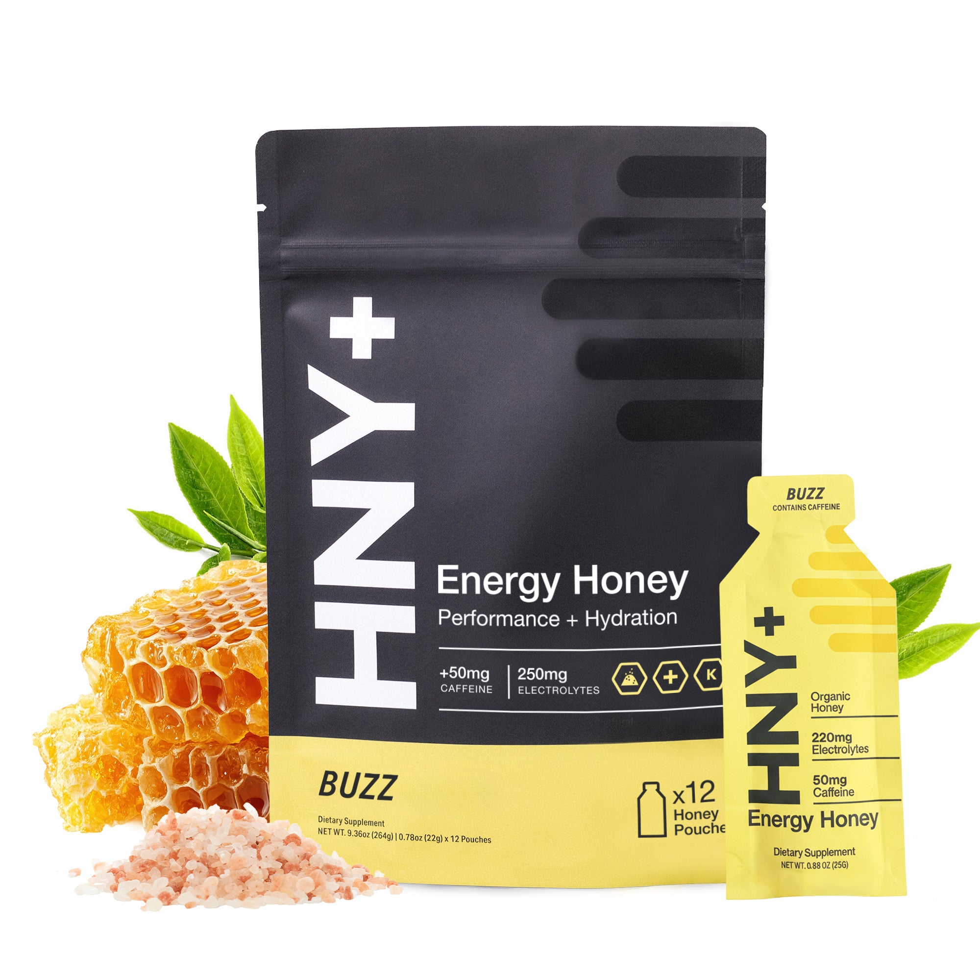 HNY+ energy honey gels