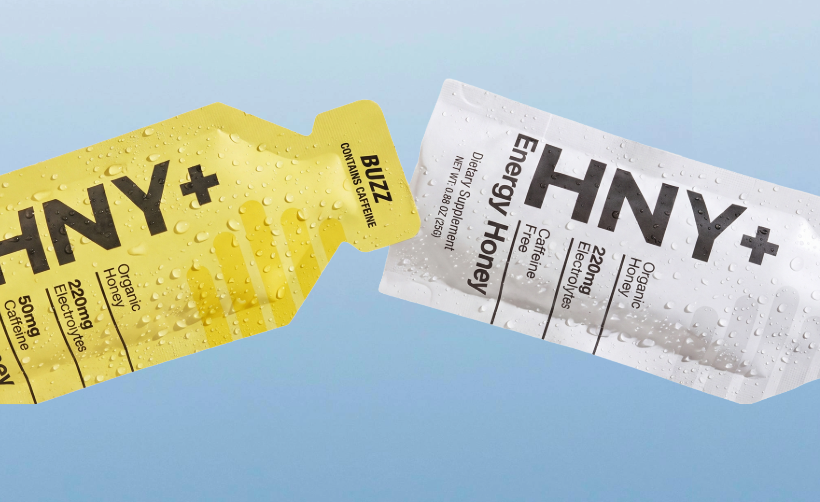 HNY+ Buzz and Classic energy honey gels